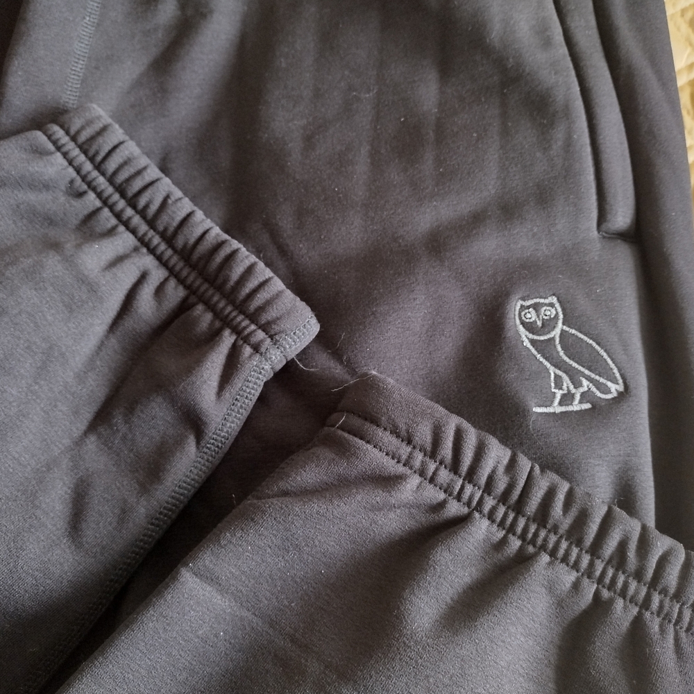 OVO Sweatpants Men's Black Polartec Pants L